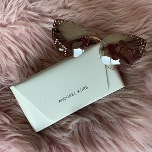 Michael Kors Gold Studded Sunglasses
